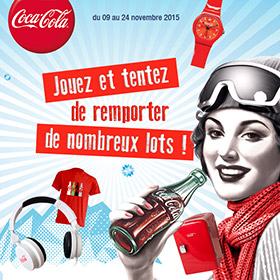 Concours Auchan : Objets Coca-Cola collector offerts