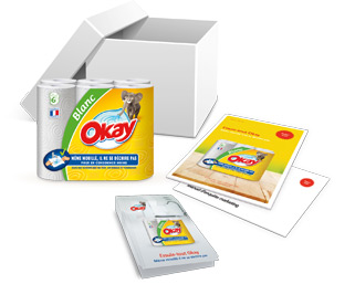 Colis offert du test de produit Okay