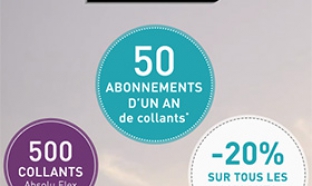 Jeu Instants Gagnants Dim : 1100 collants Absolu Flex à gagner