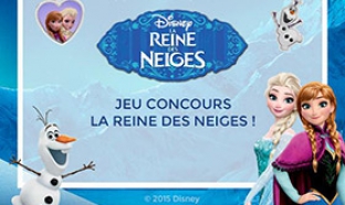 Jeu Instants Gagnants : 1088 lots La Reine des Neiges à gagner