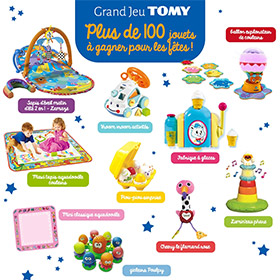 Jeu concours Parents : 144 jouets Tomy à gagner