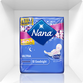 Échantillon gratuit de serviette Nana Ultra Goodnight