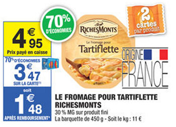 Offre RichesMonts chez Carrefour Market