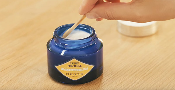 échantillon test de crème Précieuse Immortelle