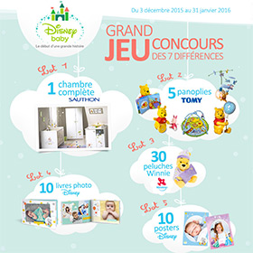 Concours Disney Baby et MonAlbumPhoto : 56 cadeaux