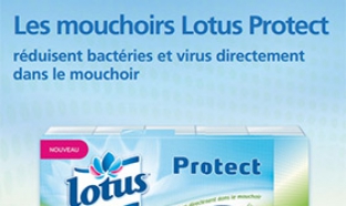 Grand test Lotus Protect avec TRND : Mouchoirs gratuits