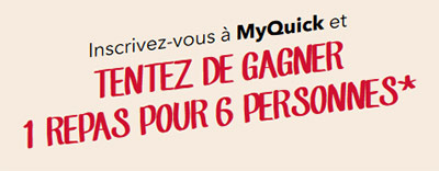 Jeu concours MyQuick