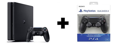 Console PS4 500 Go + 2ème manette Dual Shock 4 V2