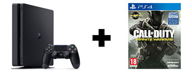 Console PS4 1 To Slim + jeu Call of Duty Infinite Warfare