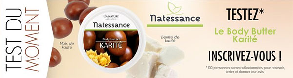 Testez le soin Body Butter Karité de Natessance