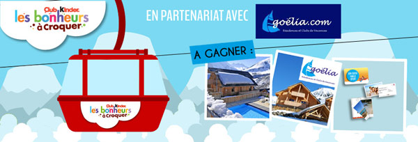 Evadez-vous cet hiver avec le concours Kinder !