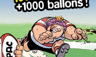 Jeu Télé7Jours : 1000 BD Rugbymen + 1000 ballons à gagner