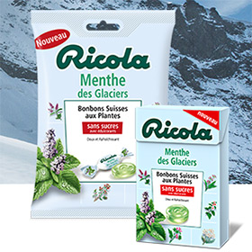 Test Bonbons Ricola Menthe des Glaciers : 6000 boîtes gratuites