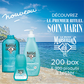 Test de soins Marin Le Petit Marseillais : 900 produits gratuits