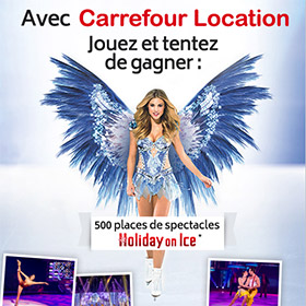 Jeu carrefour : 500 places Holiday on Ice gratuites à gagner