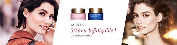 Soins Clarins infatigables Multi-Active