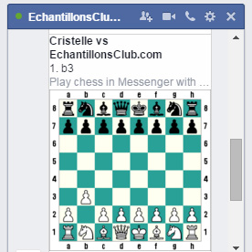 Insolite : Jouez gratuitement aux échecs sur Facebook Messenger