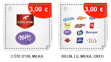  Milka, Lu, Oreo, Tuc, Belin … : Bons de réduction de 3€ à imprimer