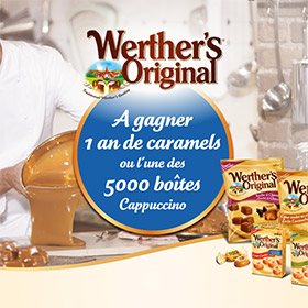 Instants gagnants Werther’s : 5000 boîtes de bonbons à gagner