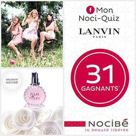 Jeu Nocibé : 31 parfums Lanvin Éclat de Fleurs à gagner
