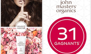 Jeu Nocibé : 31 lots de soins John Masters Organics à gagner