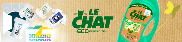 lessive Le Chat Eco-Efficacité