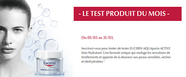 Test gratuit d'un soin Eucerin