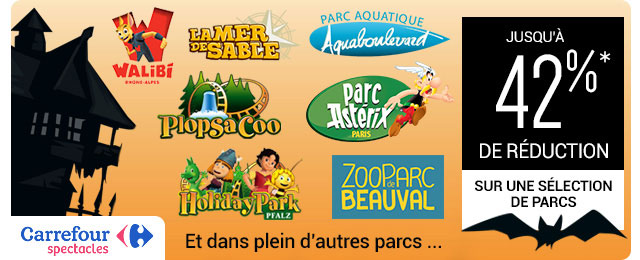 Promotions sur les parcs Astérix, Marineland, Walibi, le zoo de Thoiry …