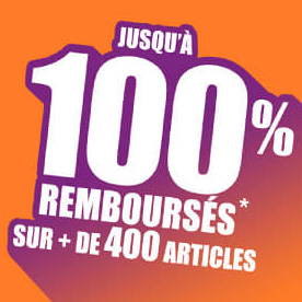 Auchan.fr : + de 400 articles jusqu’à 100% remboursés