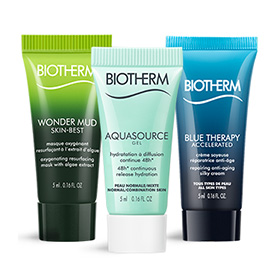 Échantillons Gratuits Biotherm : 3 miniatures à recevoir