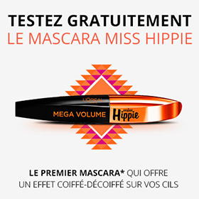 Test du mascara Miss Hippie de L’Oréal Paris : 300 gratuits