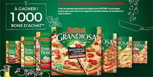 Pizza gratuite à tester