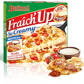 Test de Pizza Buitoni Fraîch’up So Creamy Poulet : 2000 gratuites