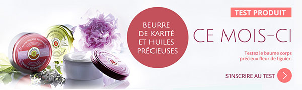 Testez gratuitement le Baume précieux Fleur de Figuier de Roger & Gallet