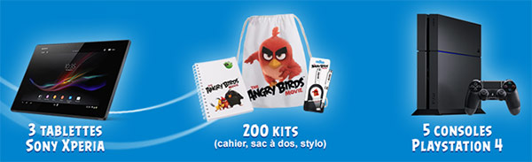 Cadeaux Angry Birds avec Joker