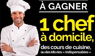 Jeu Lesieur : 1 chef à domicile et + de 50’000 cadeaux