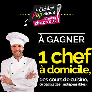 Jeu Lesieur : 1 chef à domicile et + de 50’000 cadeaux