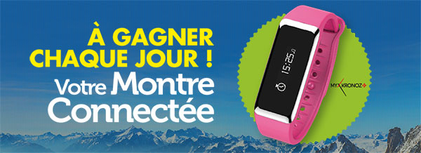 365 montres connectées gratuites à gagner