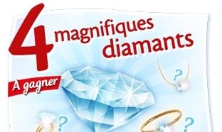 Jeu Caprice des Dieux : 4 diamants et 228 Smartbox à gagner