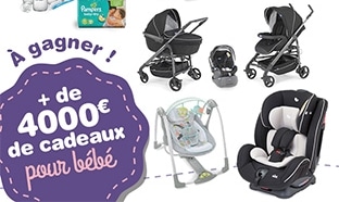 Jeu-concours Babies’R’Us : + de 4000€ de cadeaux à gagner