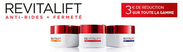 bons de réduction L'Oréal Paris Revitalift