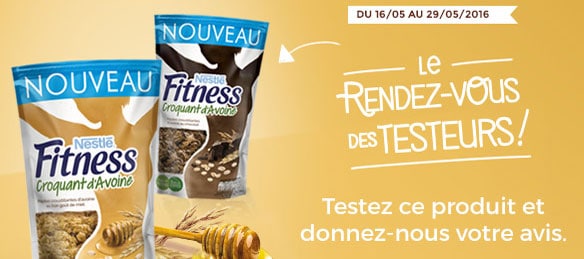 2000 boîtes gratuites de Céréales Fitness à tester