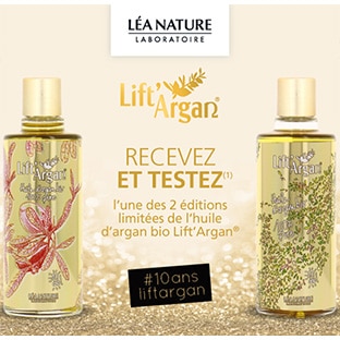 Test Léa Nature : 100 huiles Lift’Argan gratuites