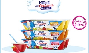 Test P’tits Onctueux Croissance de Nestlé Bébé : 1500 gratuits