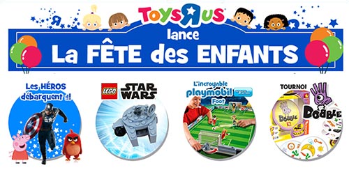 Activités et cadeaux gratuits dans votre magasin ToysRUs