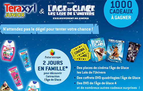 Jeu L’Âge de Glace : les cadeaux à gagner avec La Belle Adresse