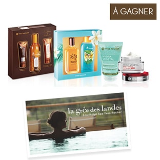 Jeu Yves Rocher : 1 week-end spa et 500 box beauté à gagner