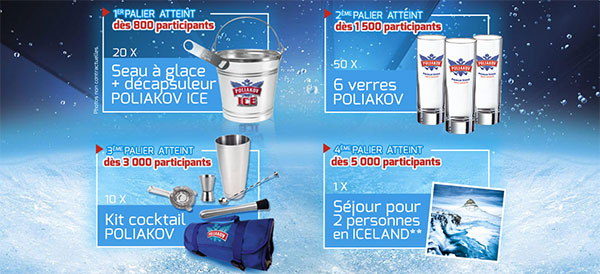 80 cadeaux Poliakov et 1 voyage en Islande à gagner