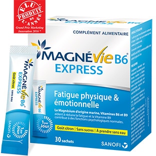 Échantillon du complétement alimentaire Magnévie B6 Express