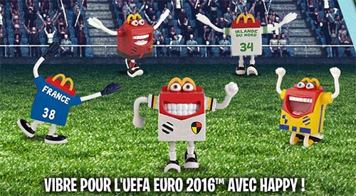 Figurines Happy Euro 2016 à collectionner